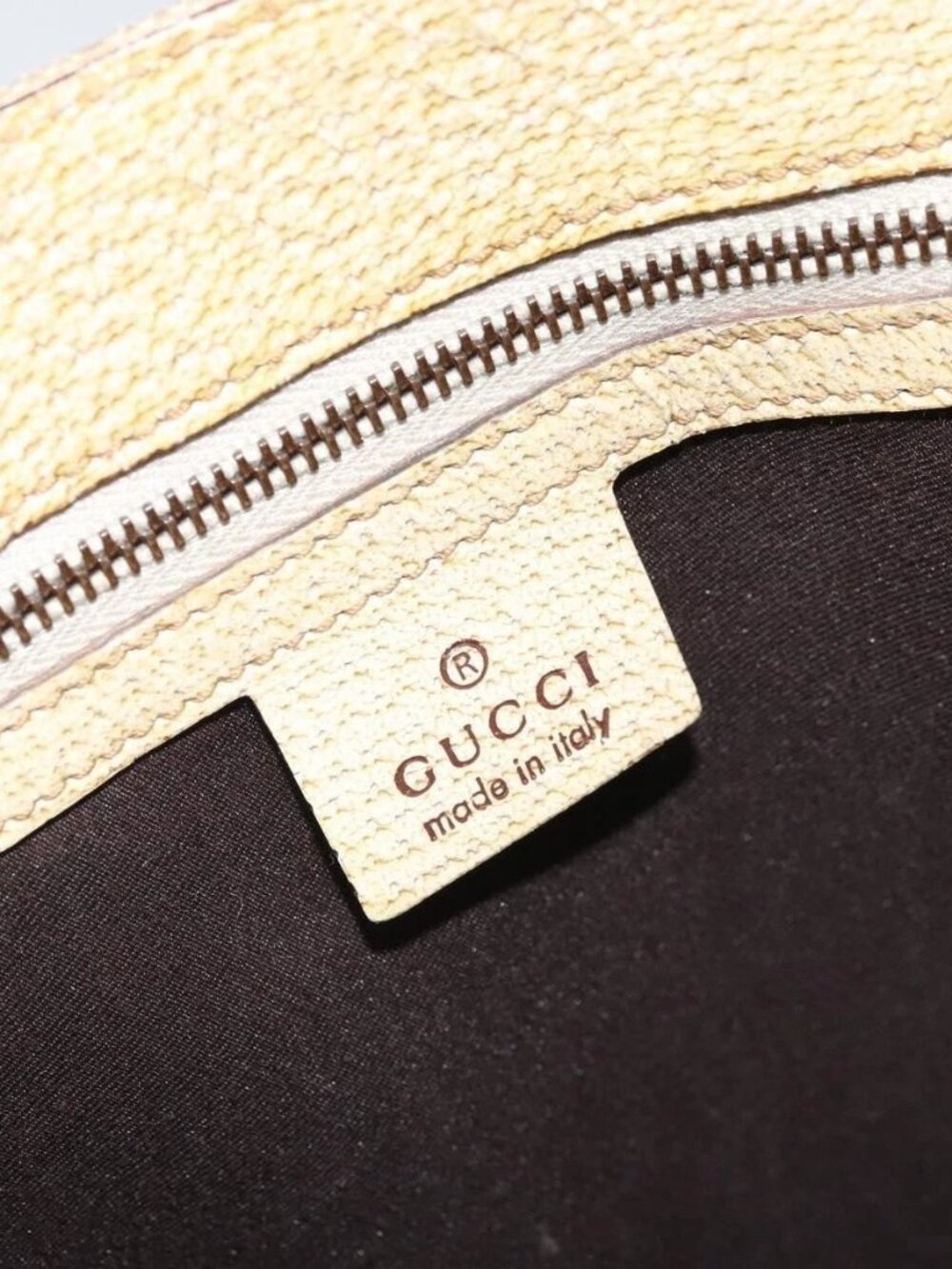 GUCCI GG Canvas Tote Bag Beige Gold 124261 Auth ep13162 - Picture 10 of 16